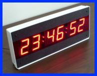 LED Digital Wall Clock with Seconds