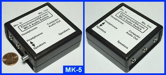 MK-5 Computer Headphone Speaker Switch