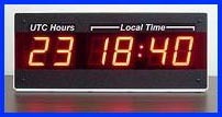 Photo of the CK-2000 Dual Time Zone Wall Clock