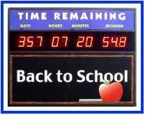 large countdown wall clock CK-5000