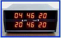 dual time zone clock